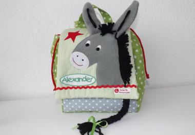 Kinderrucksack Esel(grün) 