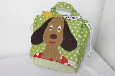 Rucksack Hund (grün) 